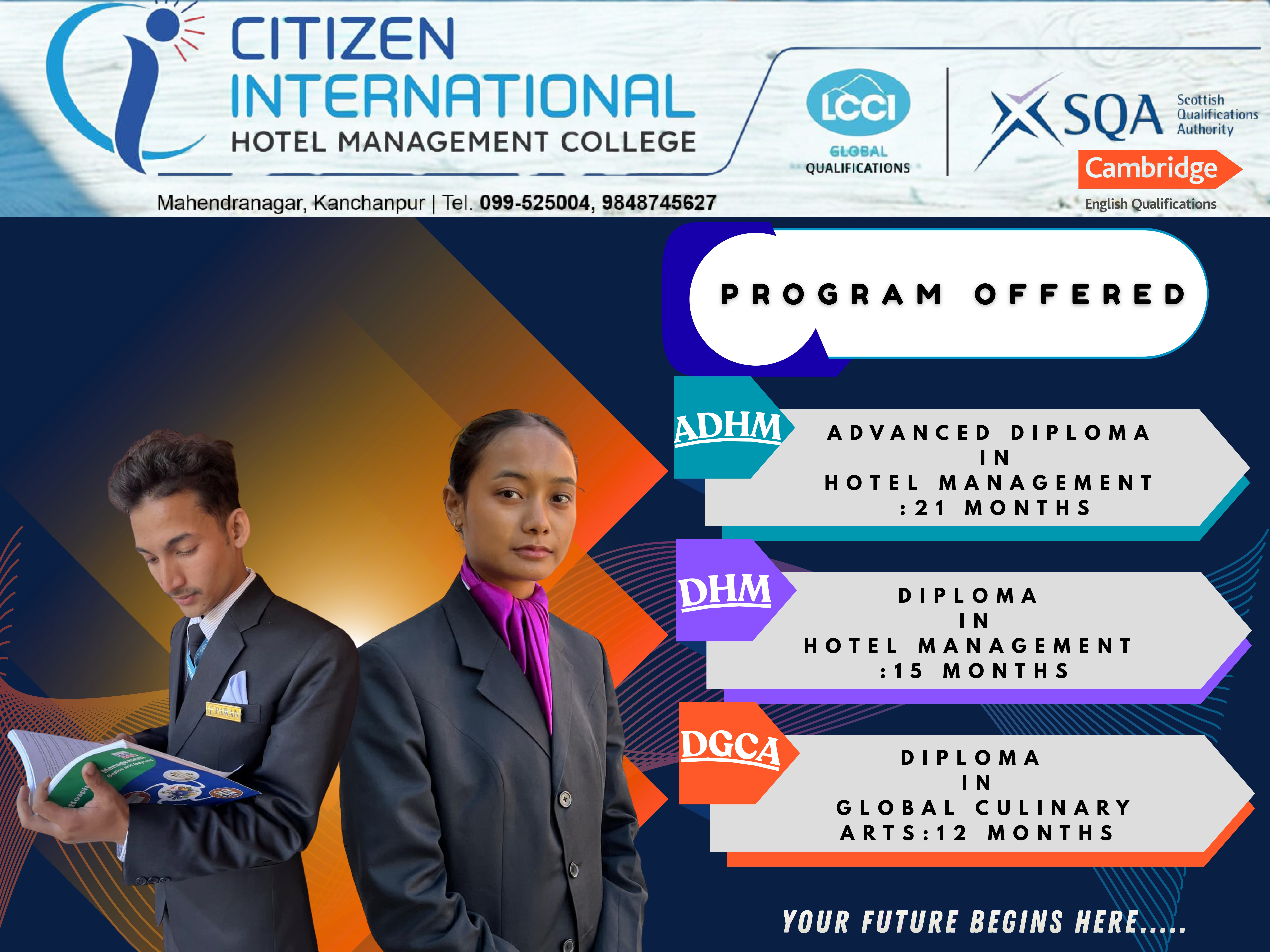 Citizen International Hotel Management College - Programs Offered